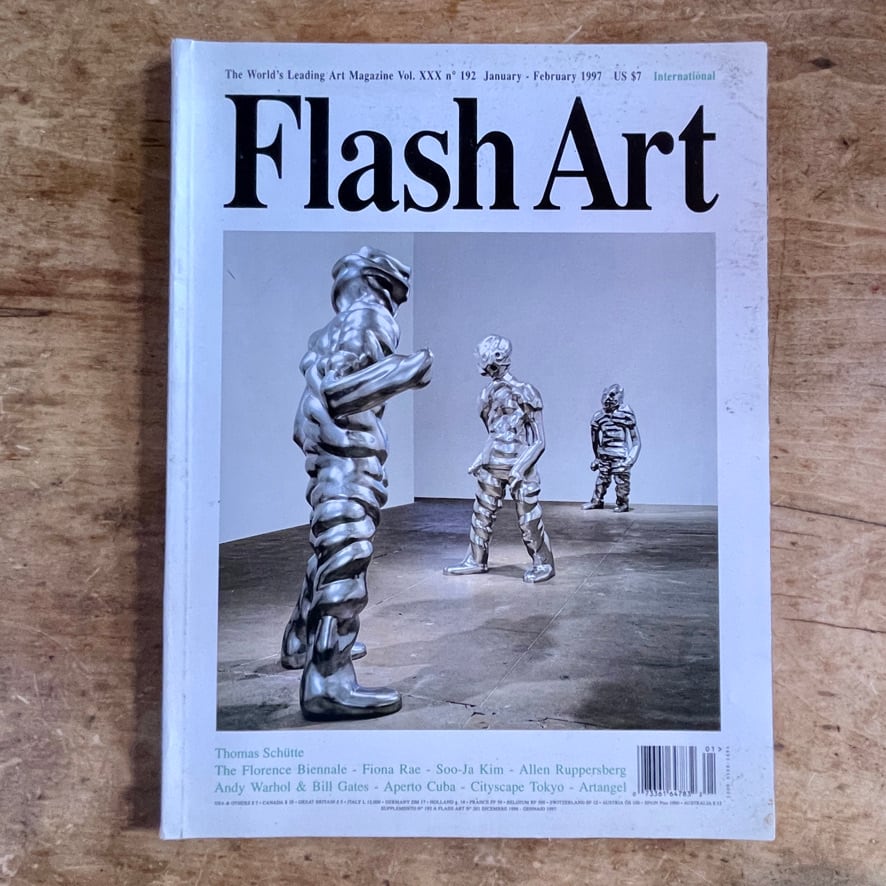 【絶版洋古書・雑誌】Flash Art International  Vol. XXX. No. 192  Junuary February 1997    [310194489]