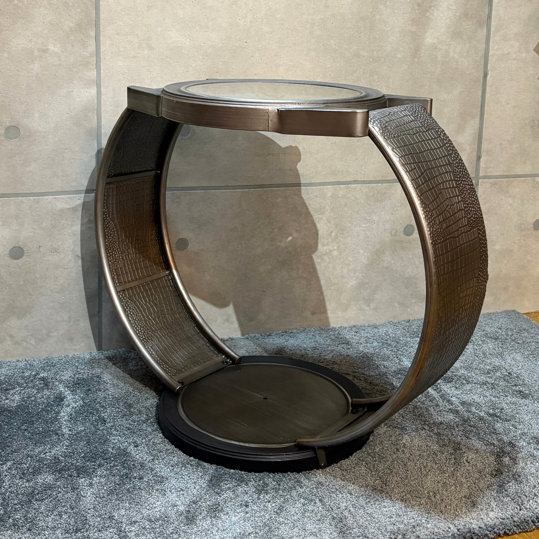 新品】ヴィンテージウォッチ風 サイドテーブル | 腕時計モチーフ