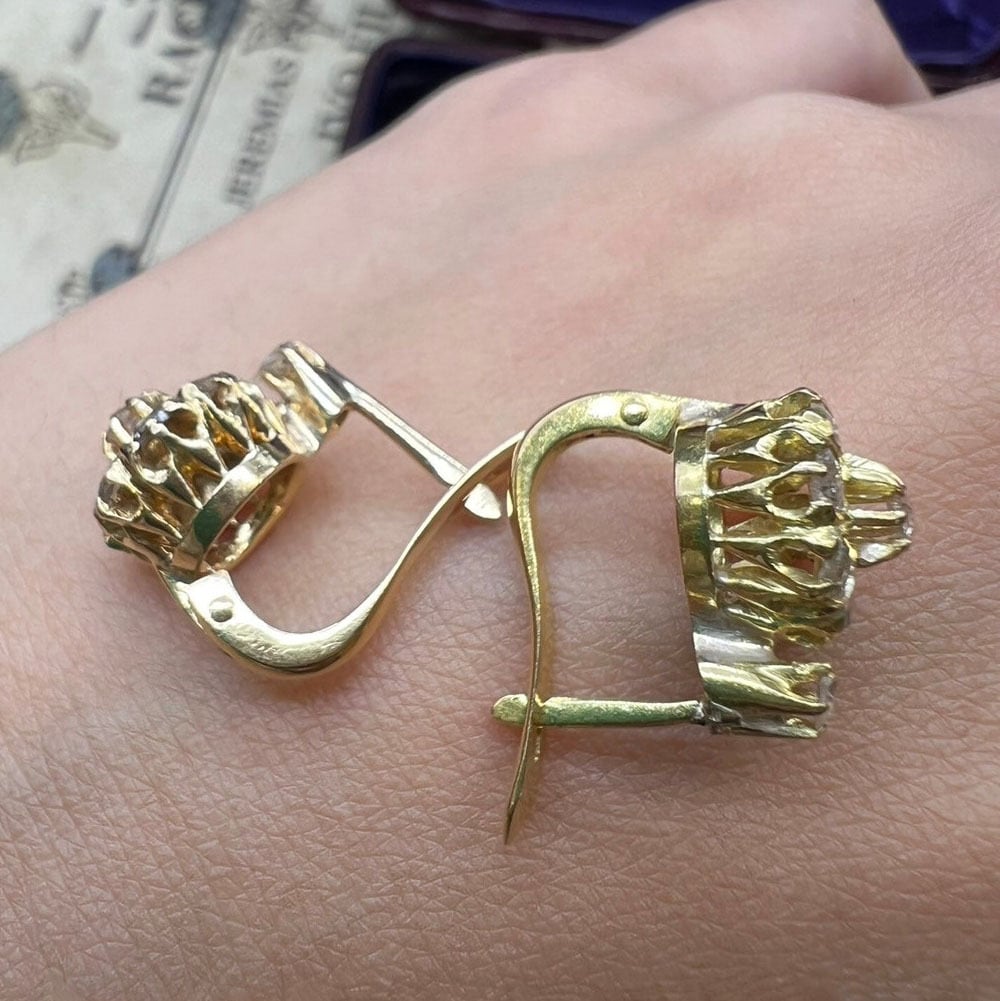 1800年代 アンティーク ピアス