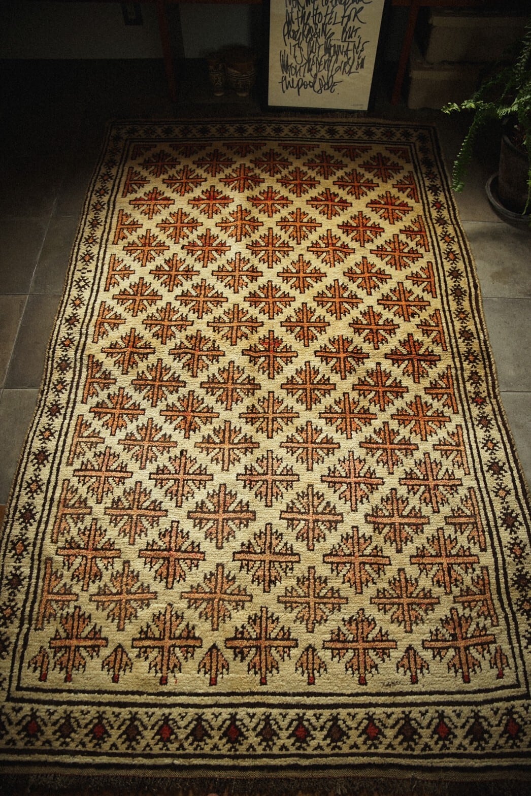441-Vintage Taimani rug | 手織りのヴィンテージラグ専門店 | Bahr