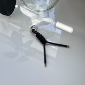 【受注予約:7月中旬入荷予定】rope keyring/black