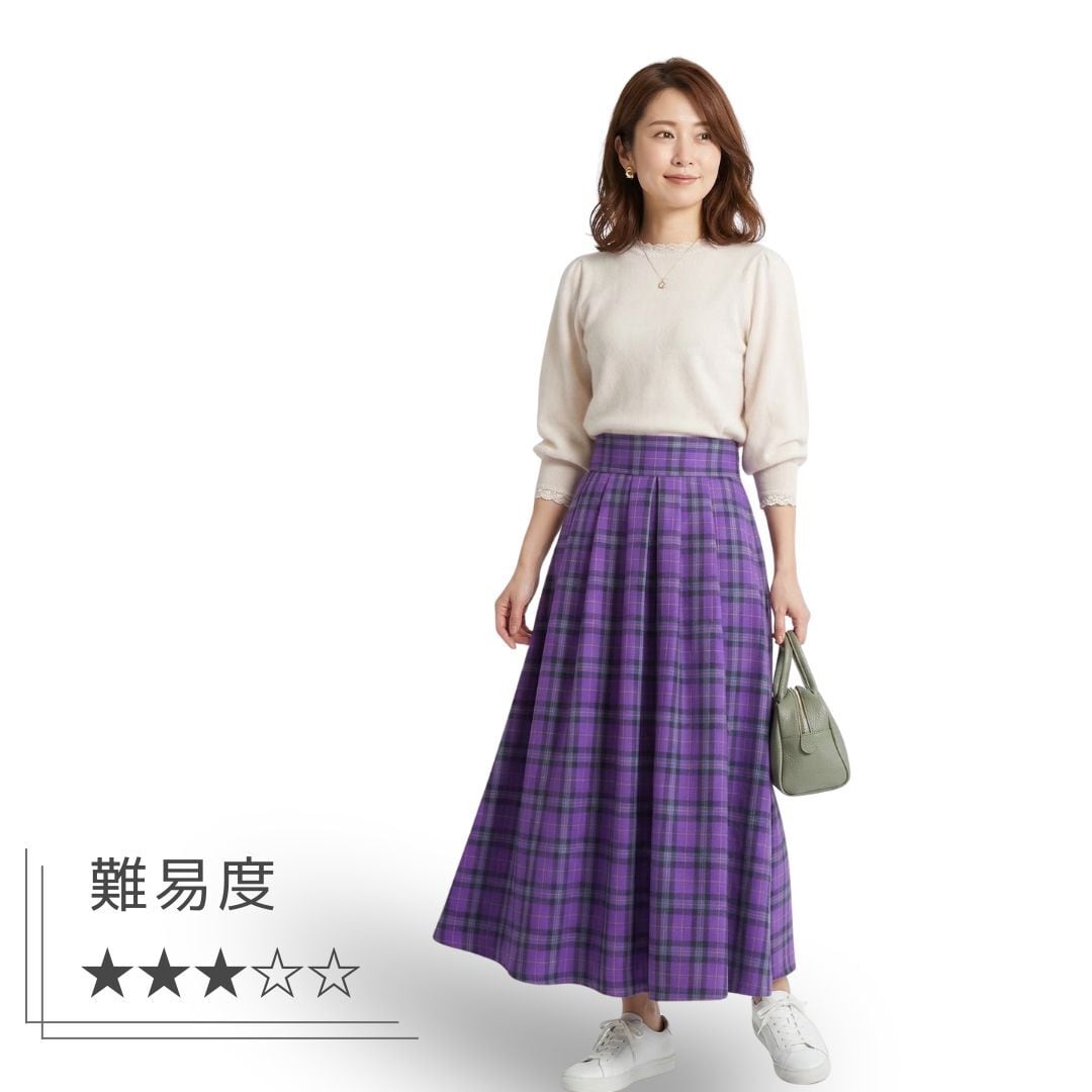 型紙 lady'sタックスカート ML-046-00FD | 生地のM 〜ハンドメイド生地