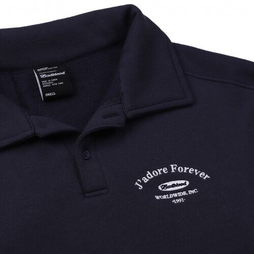 BADBLOOD] CLASSIC LOGO POLO SWEATSHIRTS IN NAVY 正規品 韓国