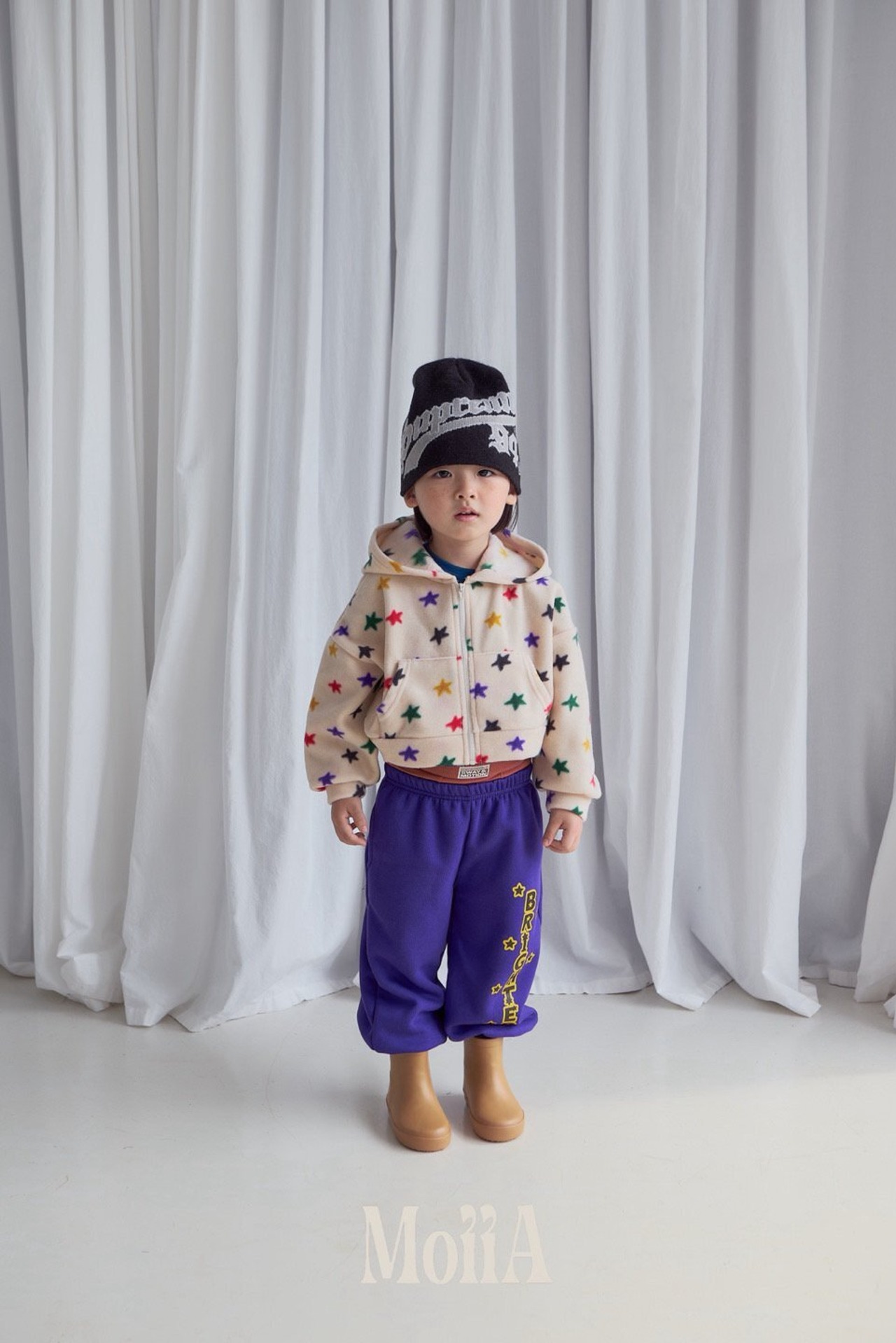 Moiia［取寄］star hood zipup 26winter