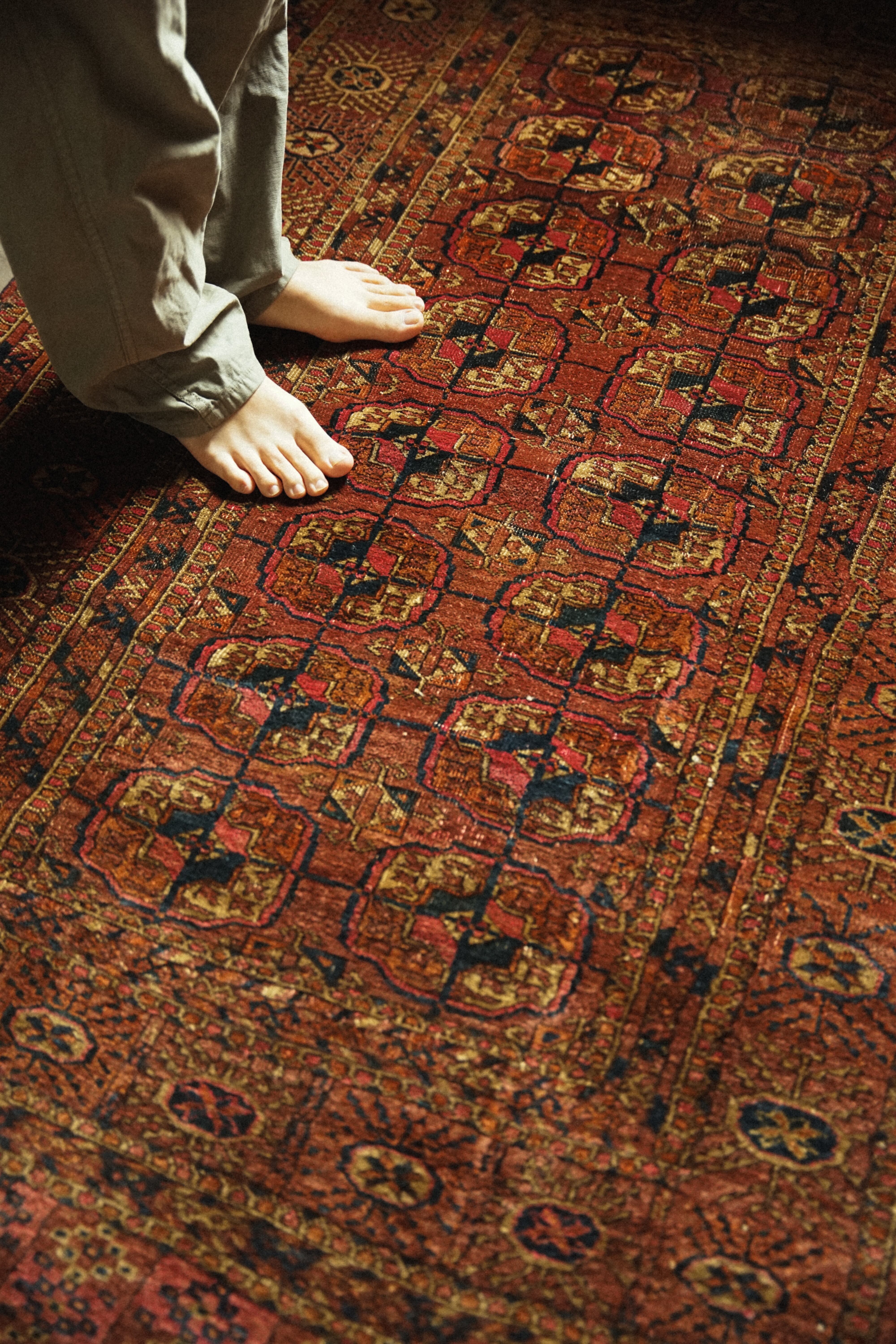 1180-Antique Turkmen Tekke rug