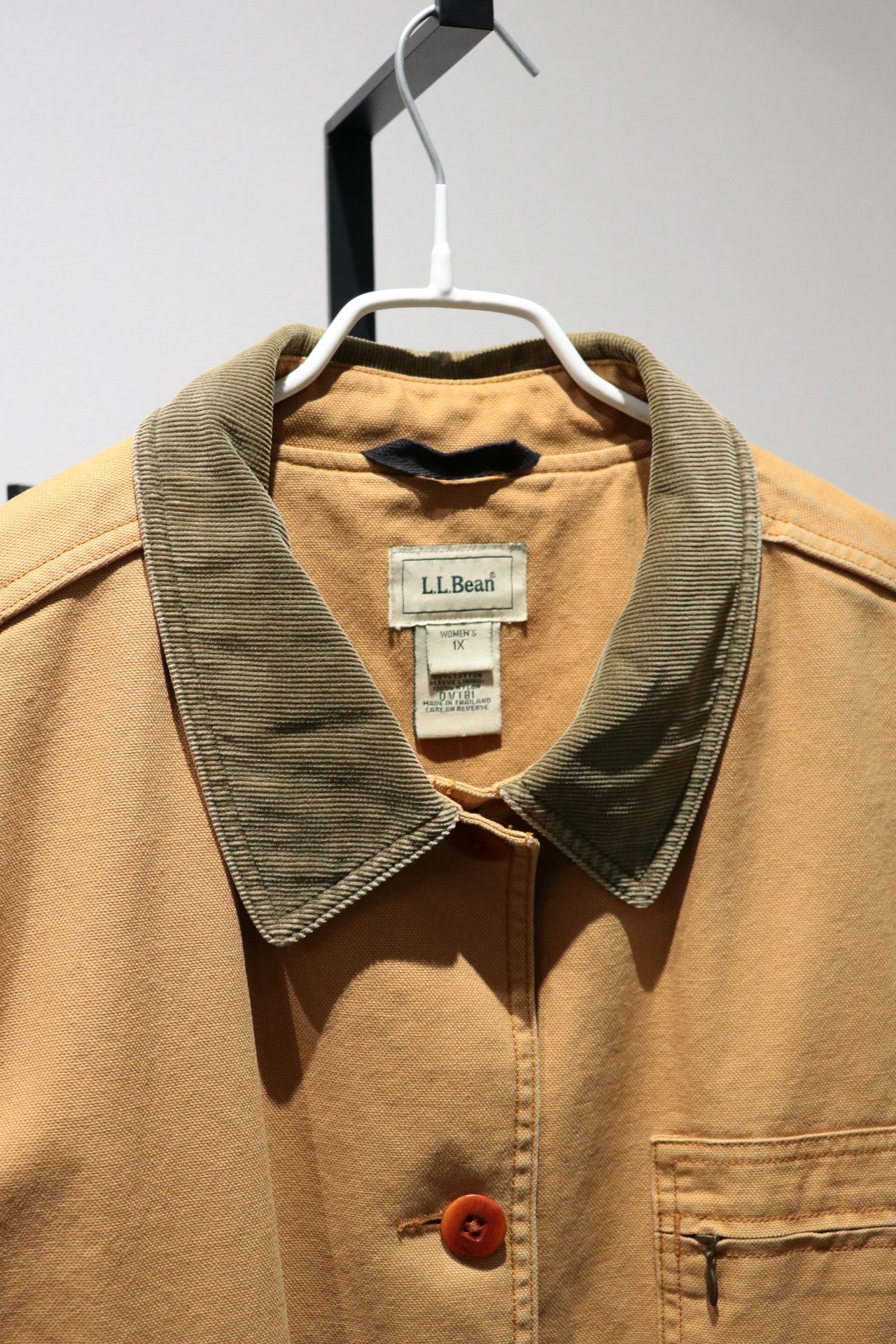L.L.Bean cord collar hunting jacket