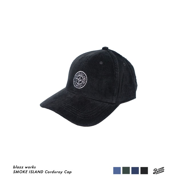 SMOKE ISLAND Corduroy Cap [BLACK]
