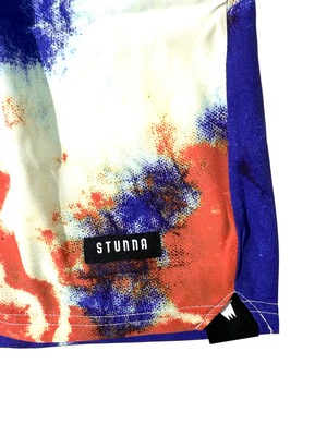 Tie dye shorts : animal