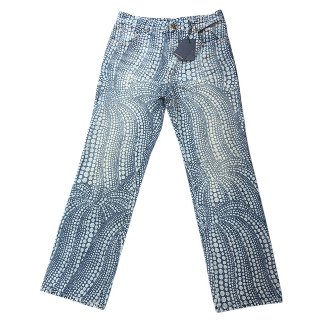 【LOUIS VUITTON 】ルイヴィトン 草間彌生 オールオーバー パンプキンデニムパンツ RM232H YN3 HOD30W サイズ32