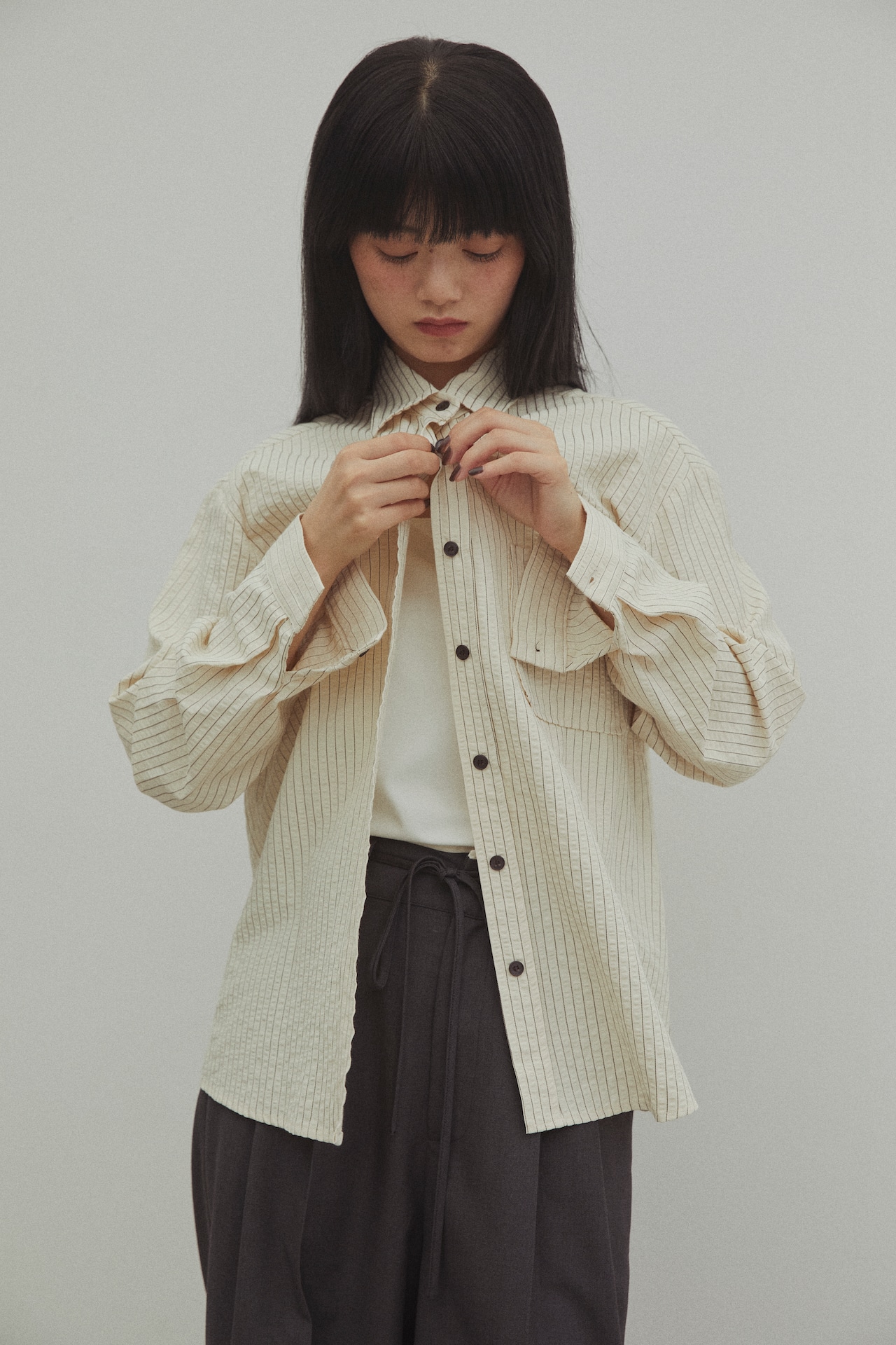 DU125902 Stripe Design Shirt【残り8点】