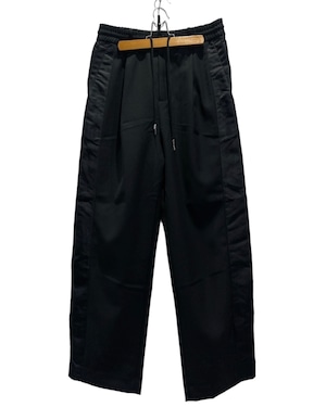 FENG CHEN WANG / STRAIGHT LEG WOOL AND NYLON TROUSERS