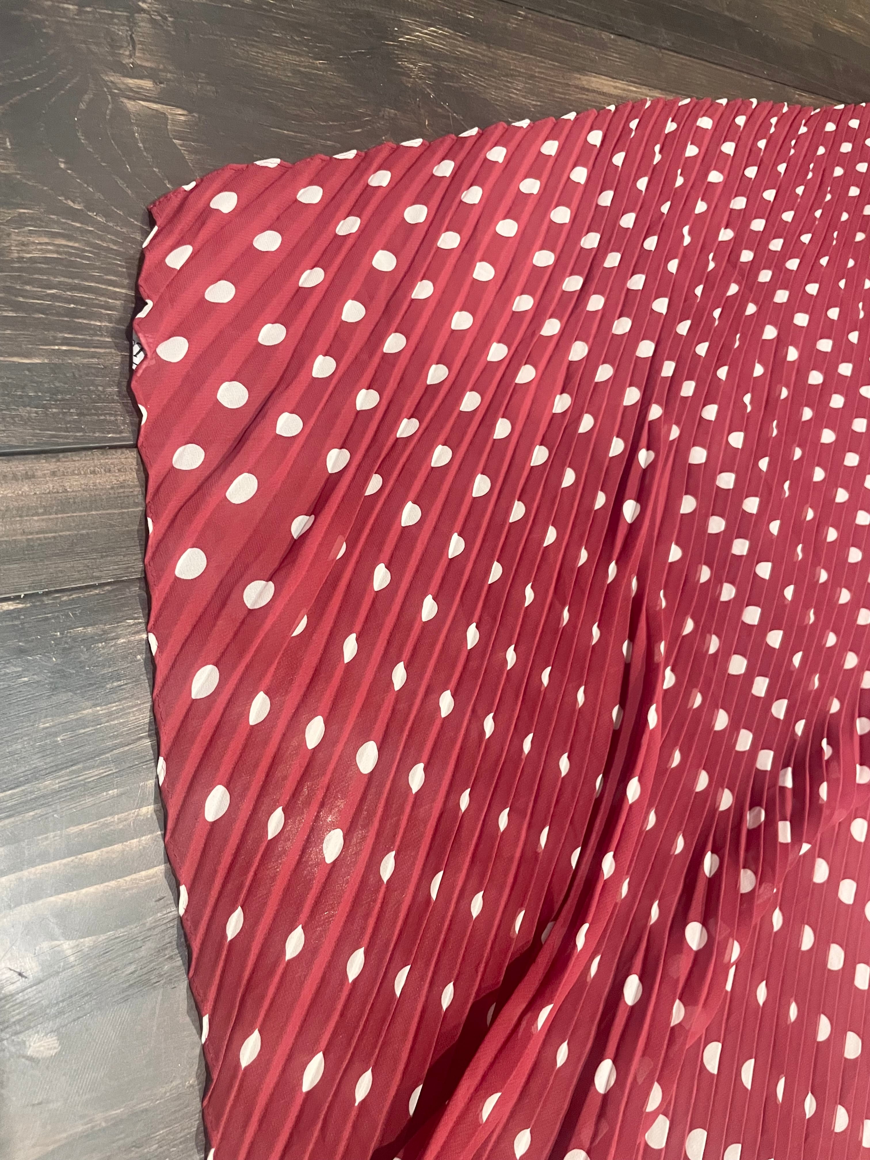 used pleats big scarf