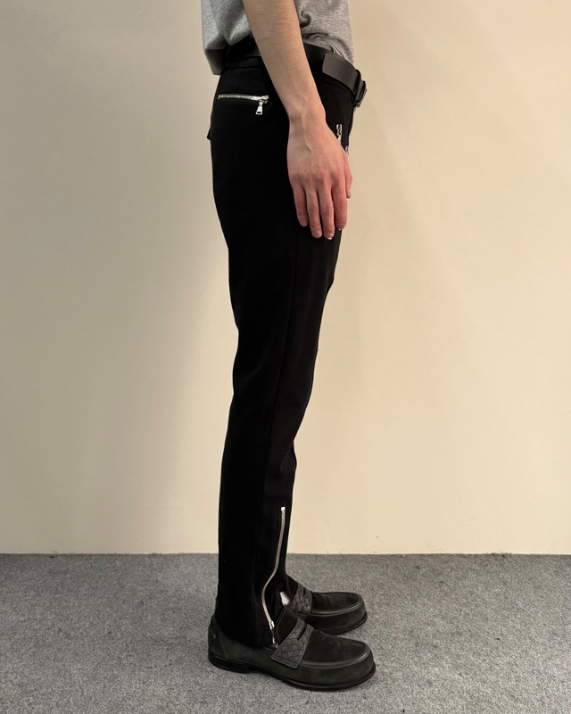 【Neil Barret】multi zip skinny pants