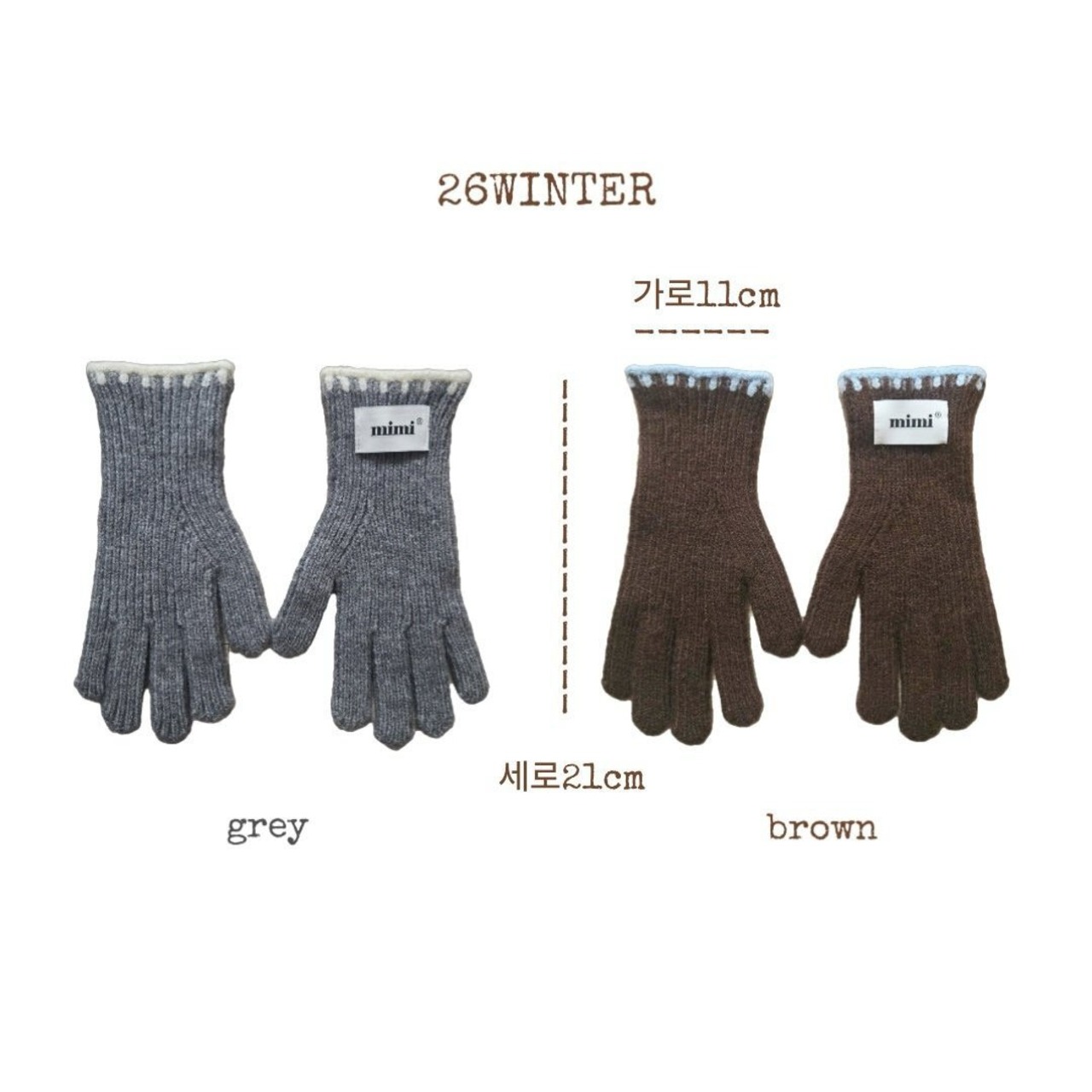 BYMIMI［取寄］melody gloves 26winter