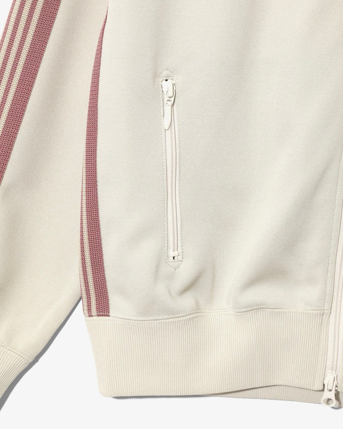 Needles M トラックジャケット Poly Smooth アイボリー NEEDLES】TRACK JACKET - POLY SMOOTH | idealclasse