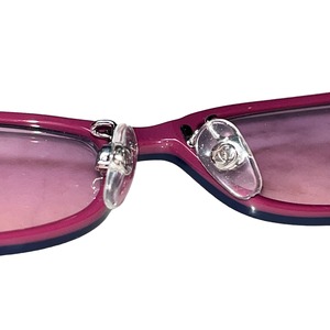 CHANEL square frame glasses