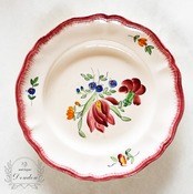 Faienceries de LONGCHAMP"Trianon"プレート【s0013】