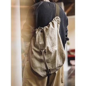 ビッグサイズ巾着ショルダーバッグ 10099