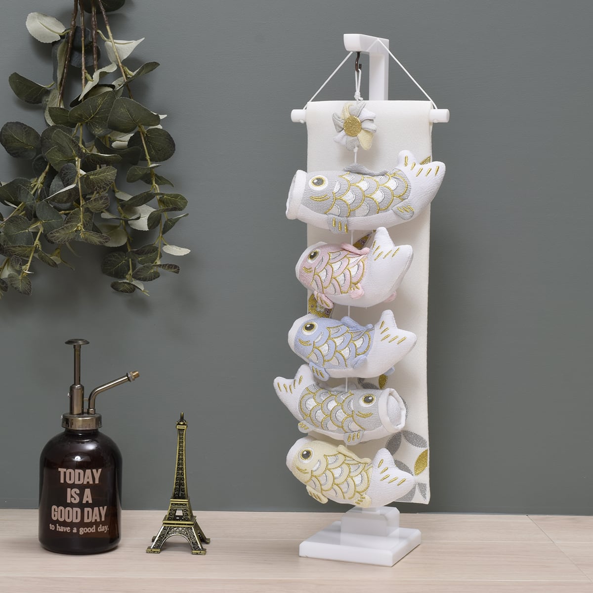 鯉のつるし飾り【七宝・パステル】コンパクト|おしゃれ|モダン|今どき|スタイリッシュ|鯉のぼり|室内鯉