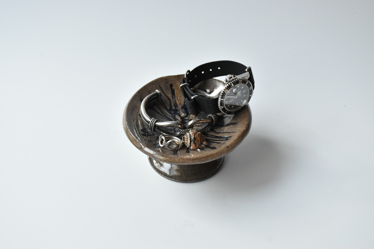 小代瑞穂窯 / 福田るい : ボタ 高付 (中) ①