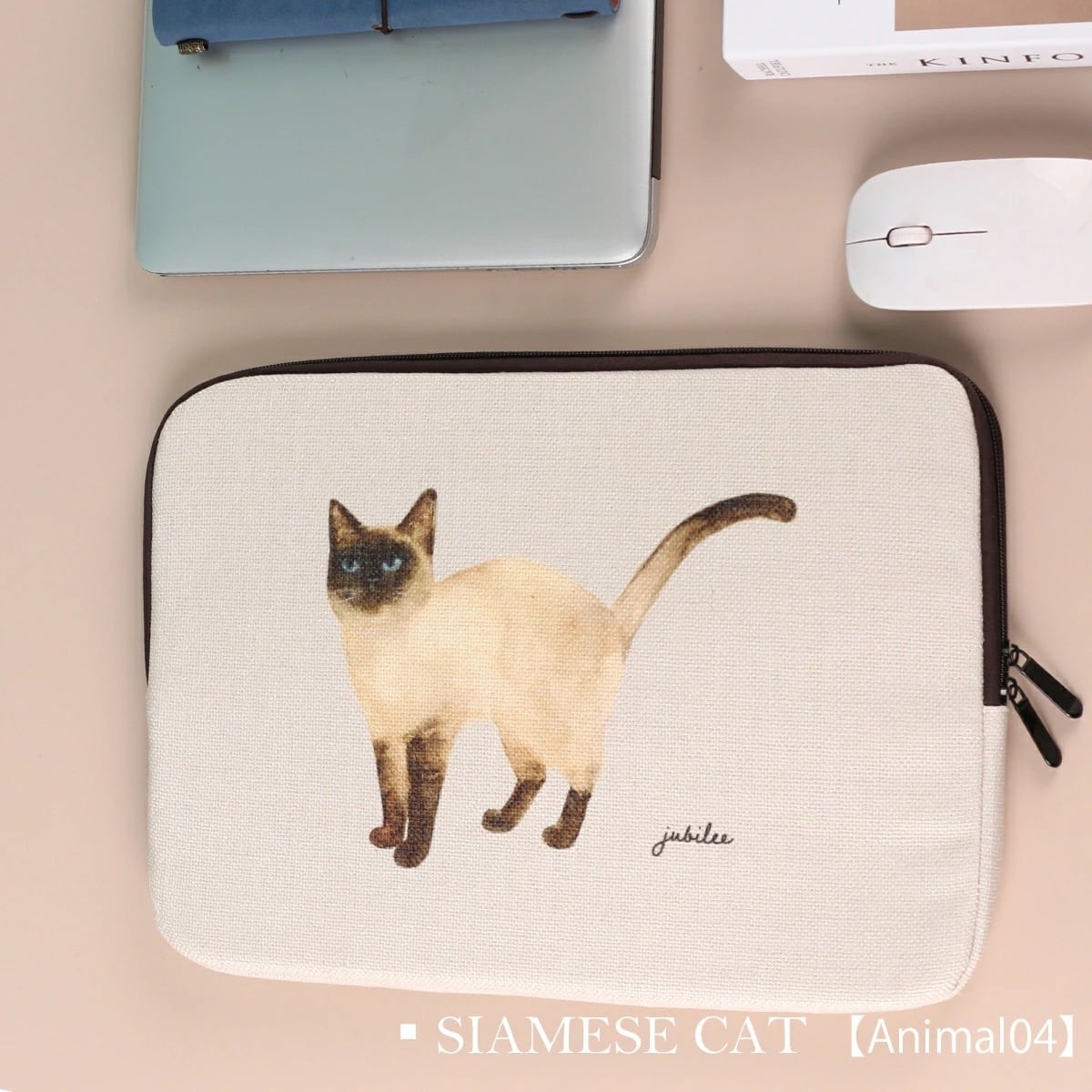 タブレットケース PC パソコンケース アート シャム猫 | Jubilee オフィシャルショップ