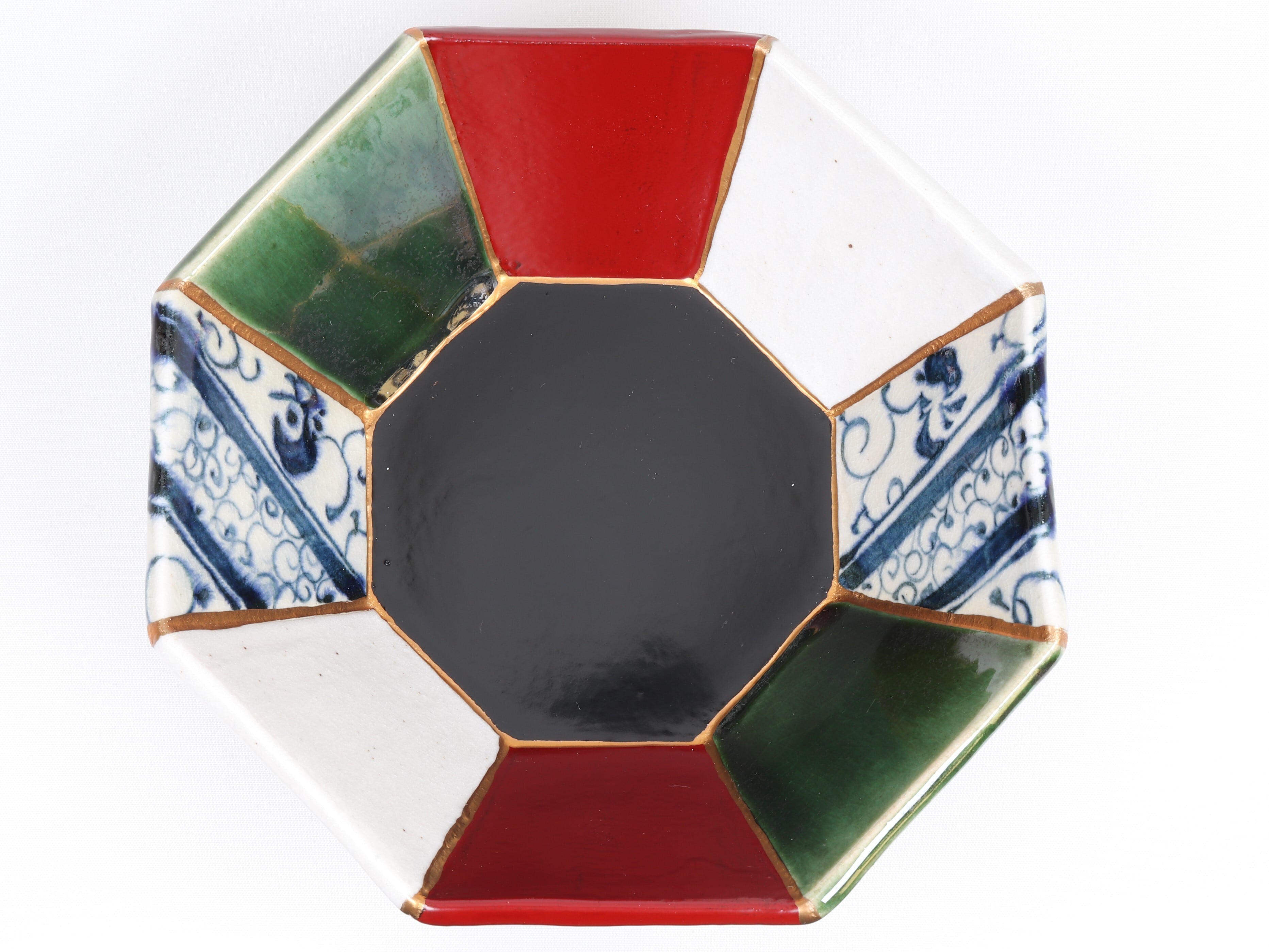 漆陶 つなぎ 八角鉢小 | 宗山窯