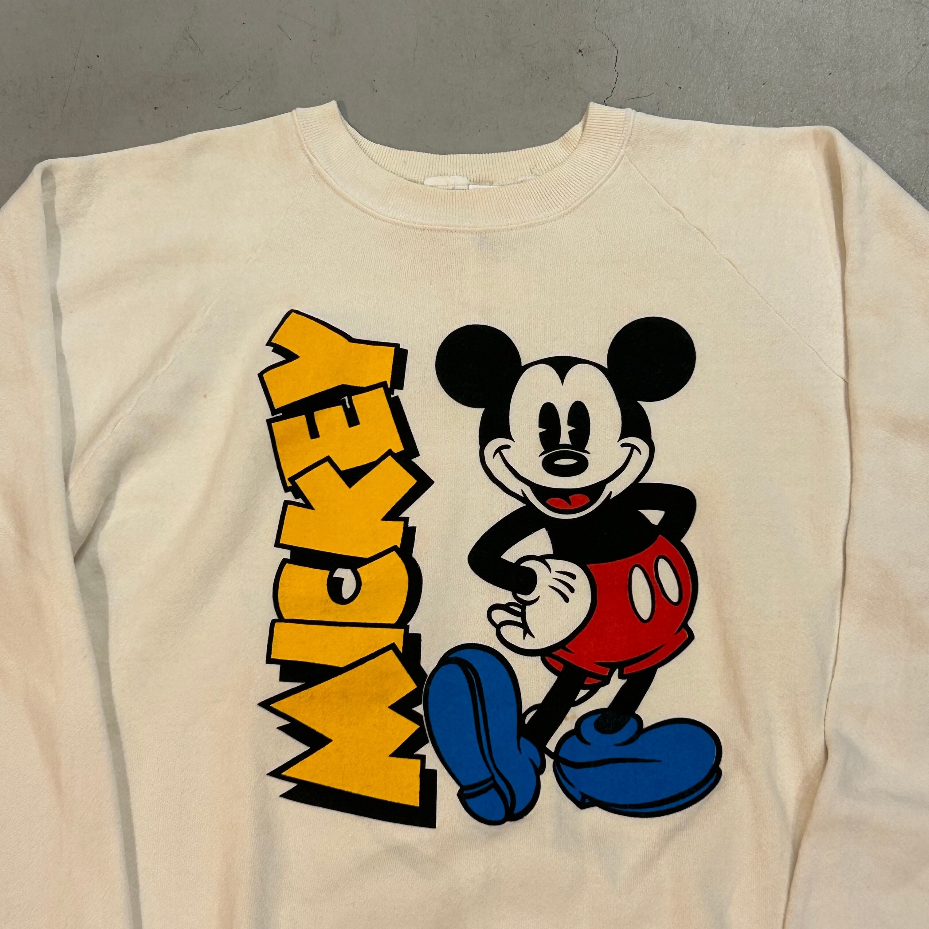 90s Disney Mickey Mouse raglan sweat【高円寺店】 | What’z up powered by BASE