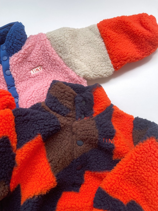 《即納》TINY COTTONS / ABSTRACT SHERPA SWEATSHIRT