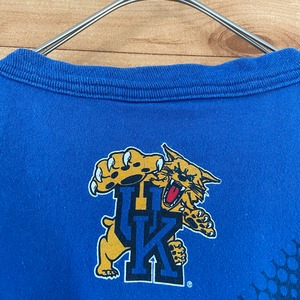 【Kentucky Wildcats】90s ビックプリント ワイルドキャッツ バスケ Tシャツ USA古着