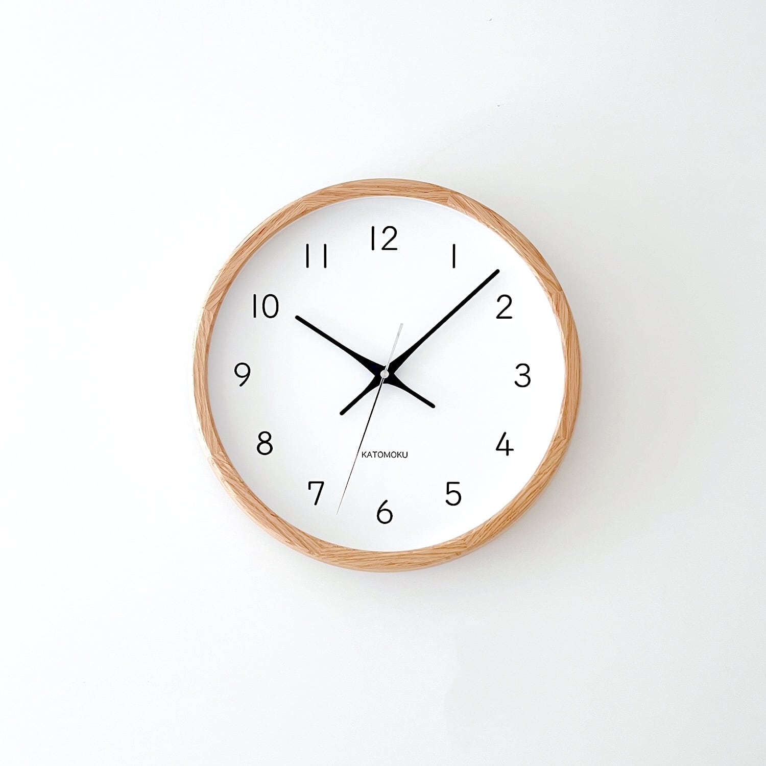 KATOMOKU muku clock 13 オーク km-104OA 掛け時計 | 加藤木工株式会社