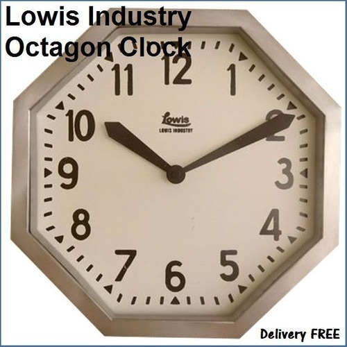 Lowis Industry Octagon Clock