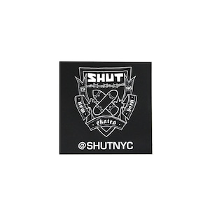 SHUT CREST LOGO STICKER