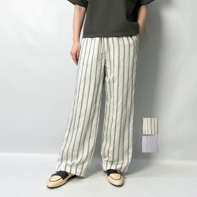 marmors マルモア stripe pants 0224103016 2024春夏新作   [送料無料]