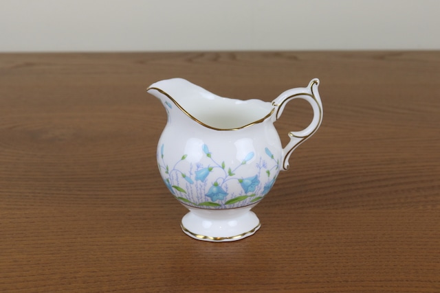 コールポート　ヘアベル　ミルクジャグ　クリーマー　Harebell　イギリス　Coalport　ヴィンテージ　食器　て22