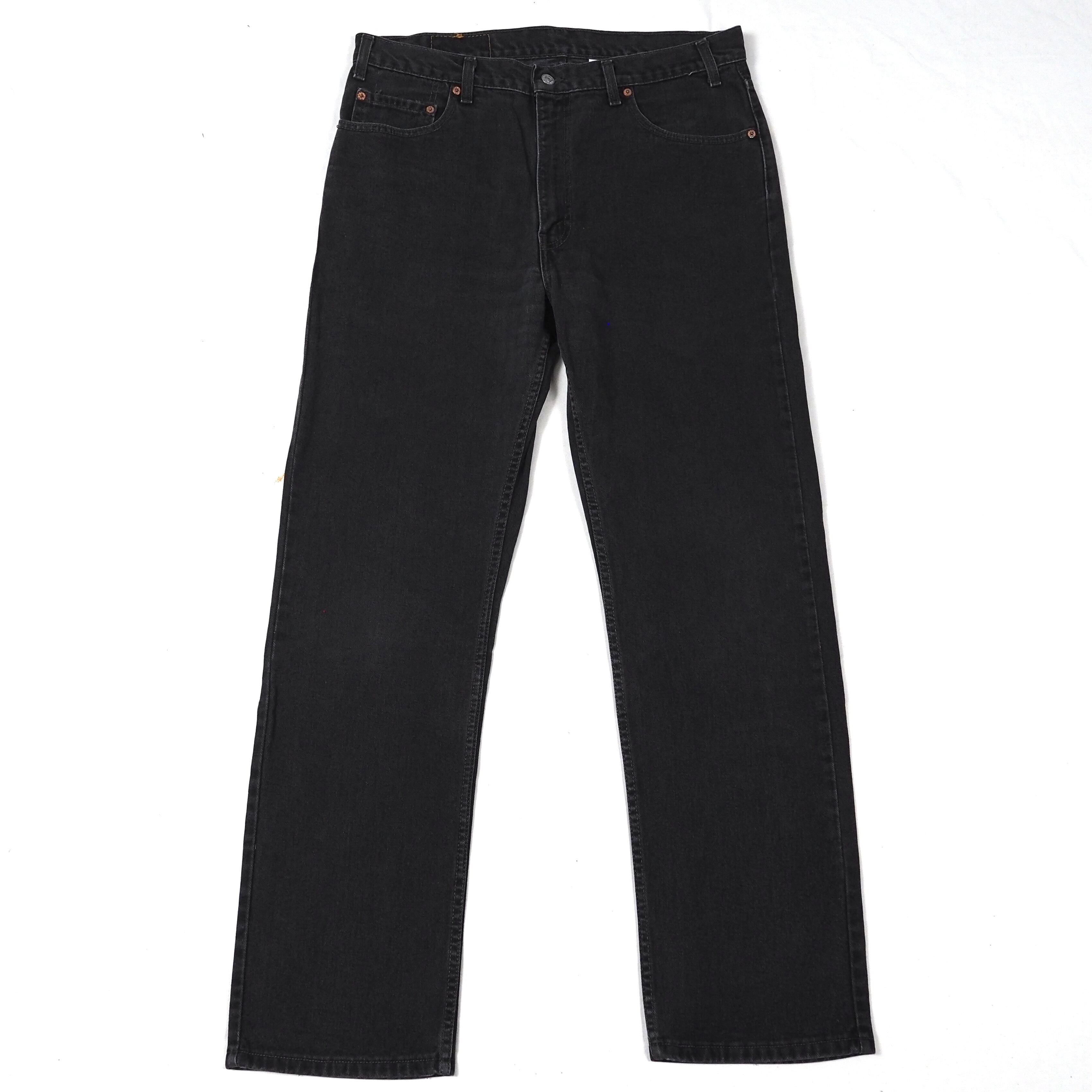 Levi's【CANADA製】505 black denim pants W36/L32