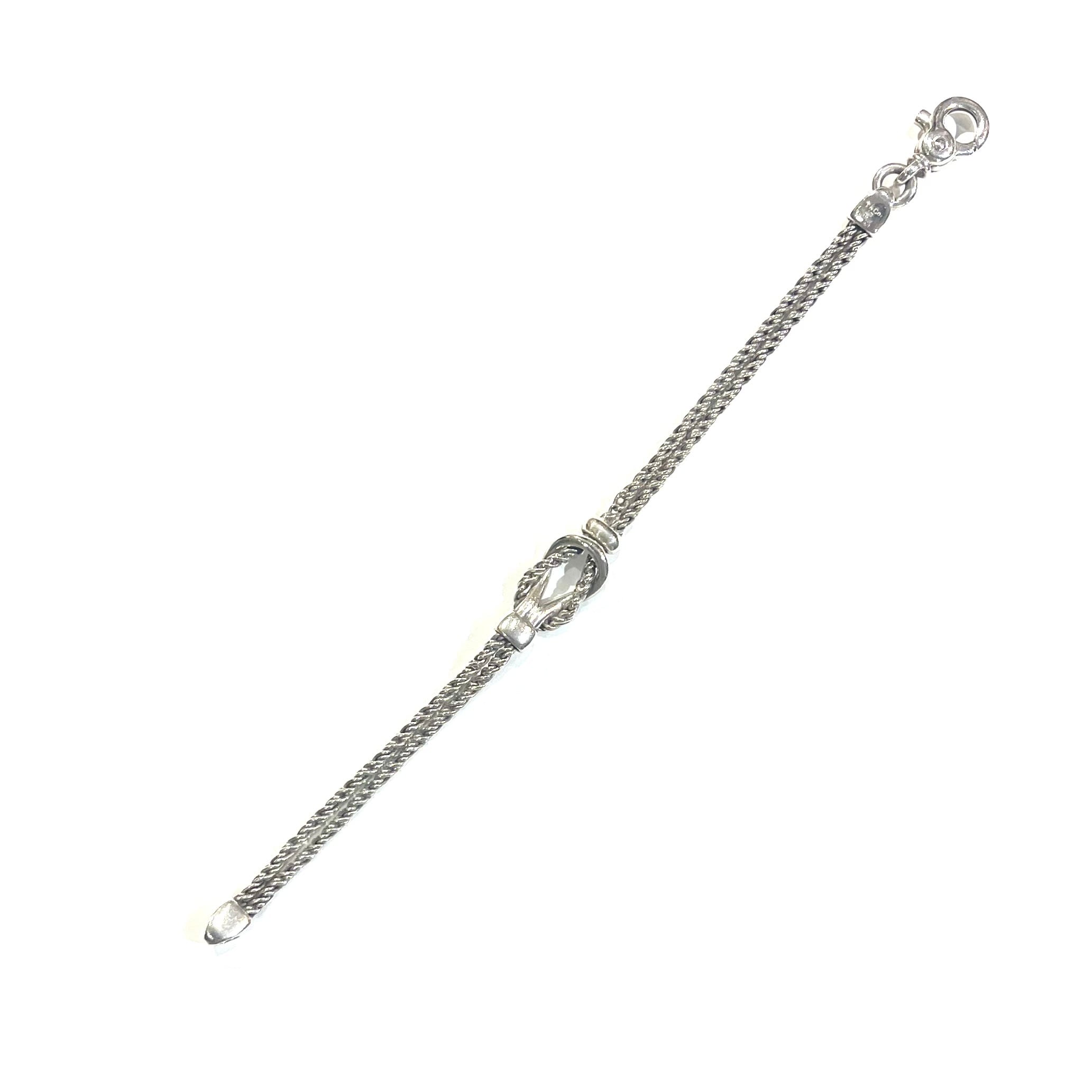 希少【TIFFANY&CO.】 2177 ティファニー アンドコーダブルロープ