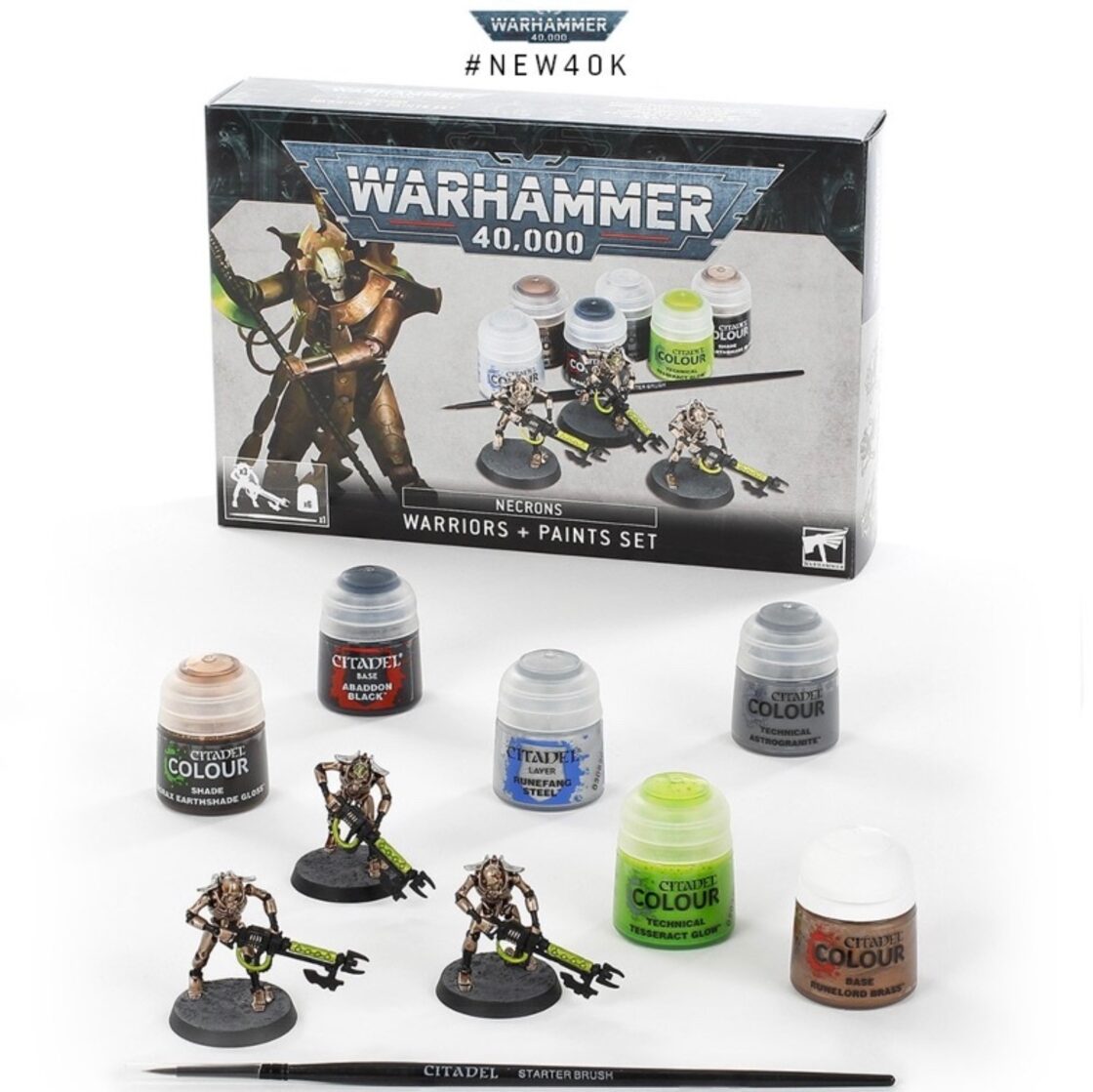 ウォーハンマー 【WH40Kペイントセット】ネクロン・ウォリアー 
