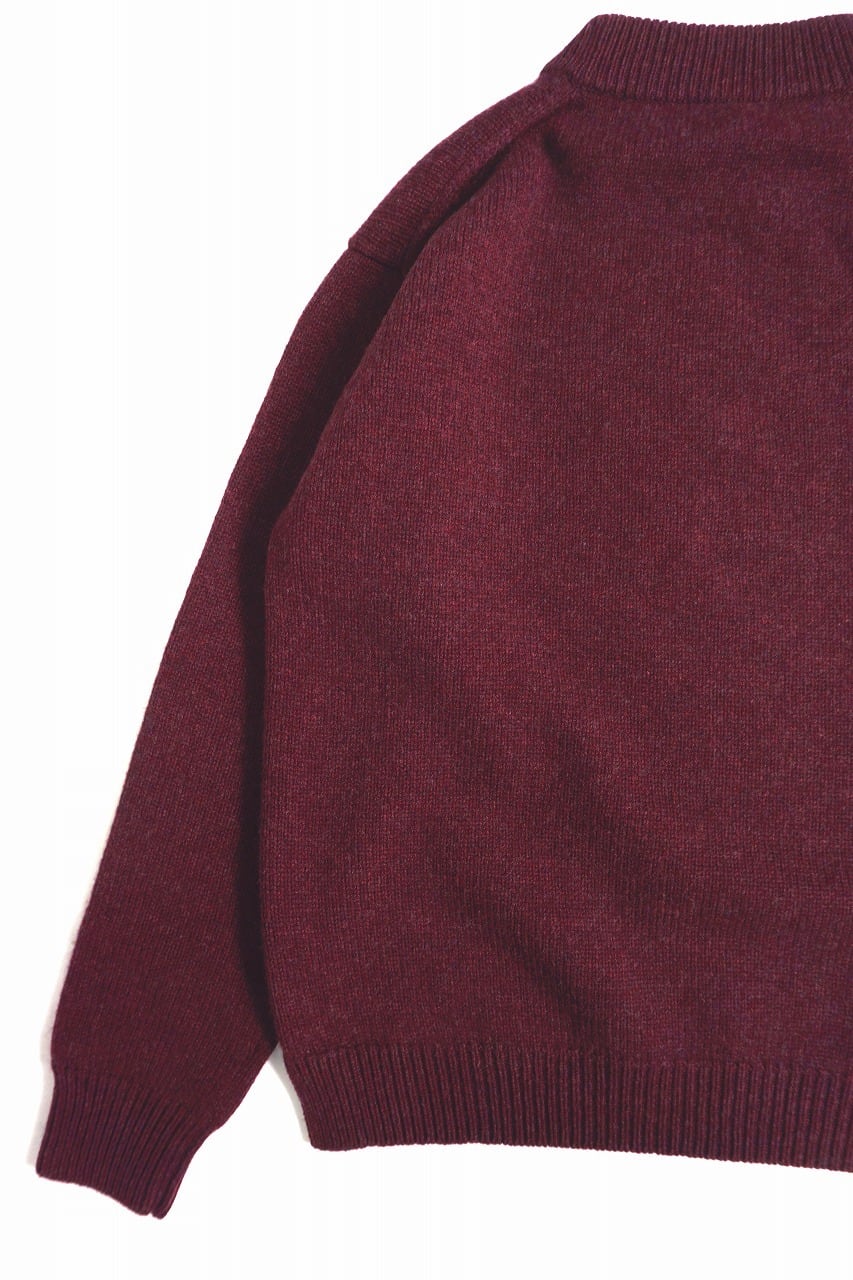 Hand Framed Super Merino Mock P/O