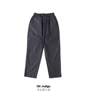 COLORK/ツイルストレッチ テーパードパンツ