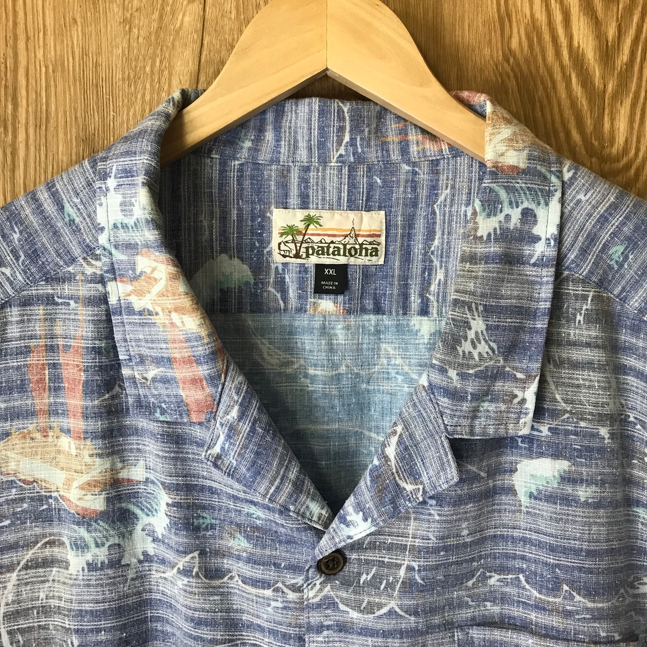 PATAGONIA PATALOHA ヘンプ素材 開襟 アロハシャツ ハワイアン 半袖  