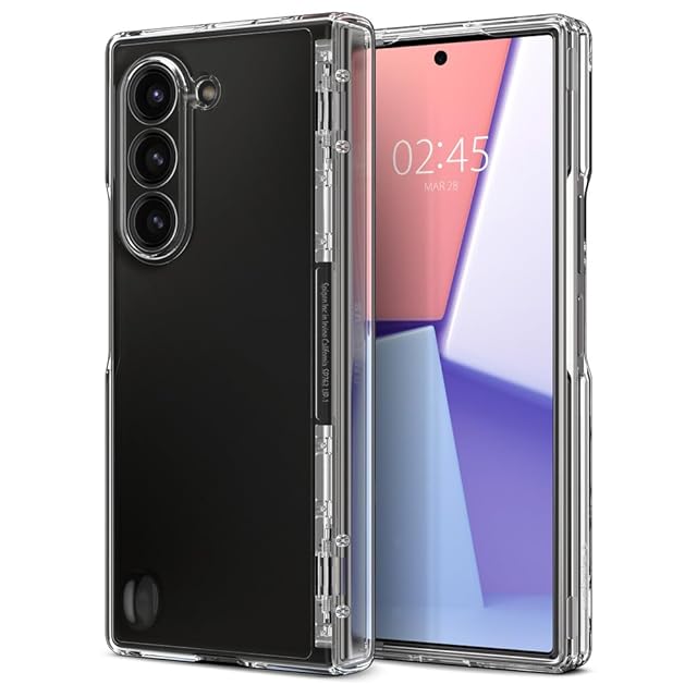 Spigen Galaxy Z Fold 6 ケース クリア 超薄型 超軽量 耐衝撃