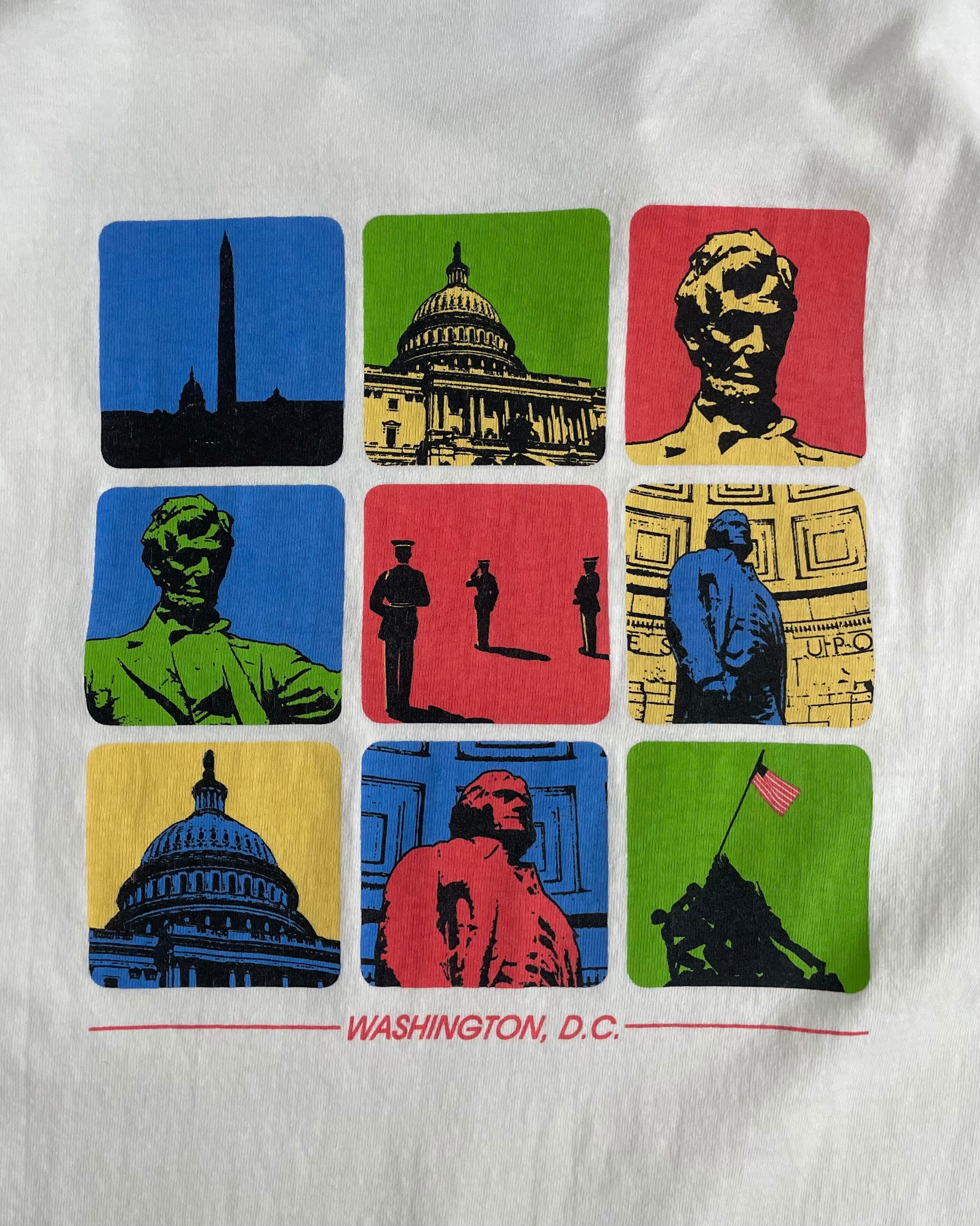 90s Hanes "World Strides" Print Tee