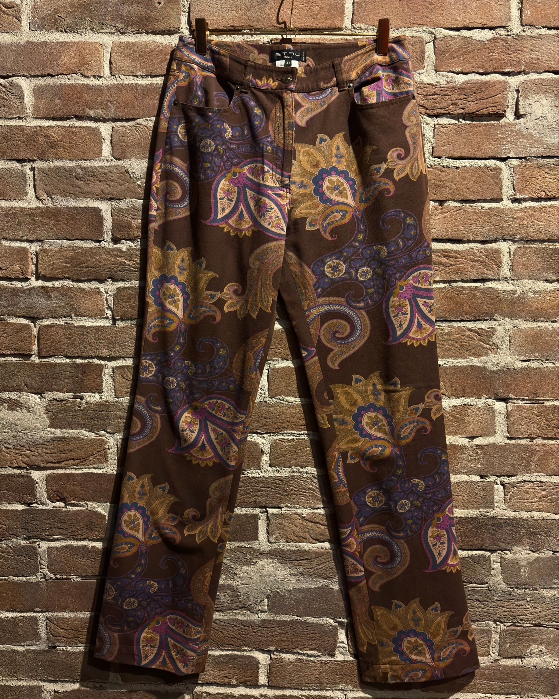Caka act3】“ETRO” Beautiful Paisley Pattern Trouser | Caka(カカ