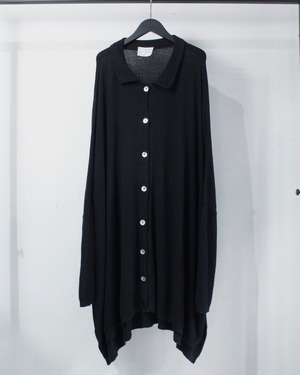 【Caka BLACK】“変形” Silhouette Vintage Knit Jacket