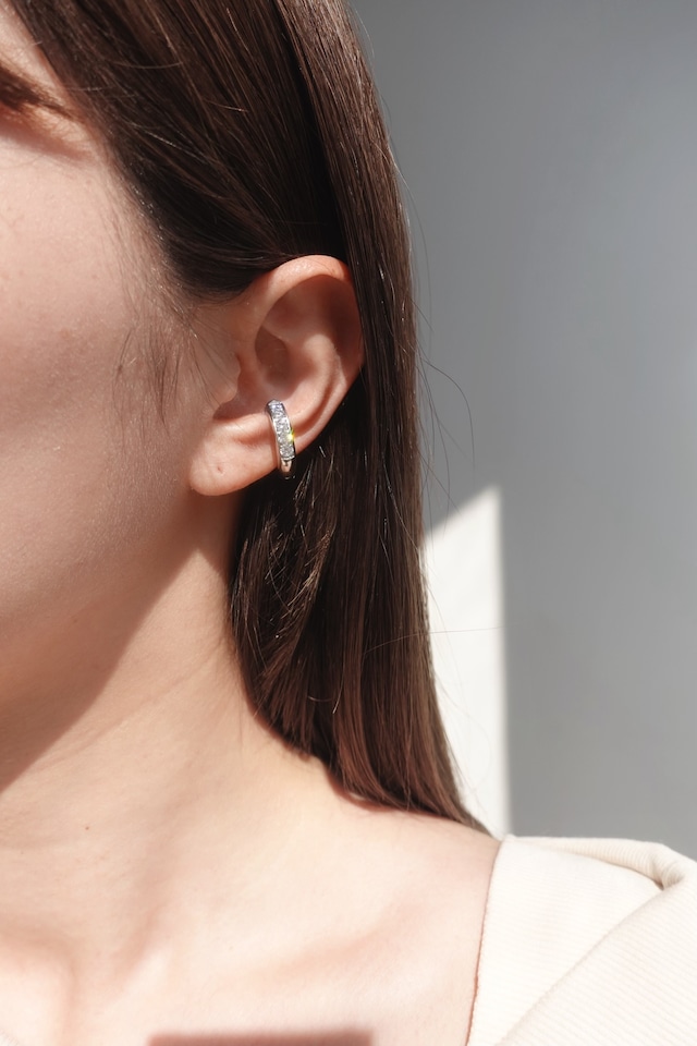 chubby zirconia ear cuff