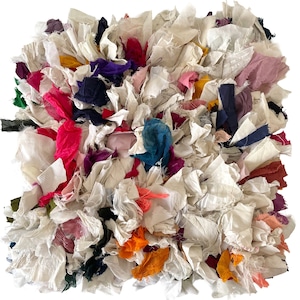 yao "India Bushy Cushion cover Whitish" クッションカバー③