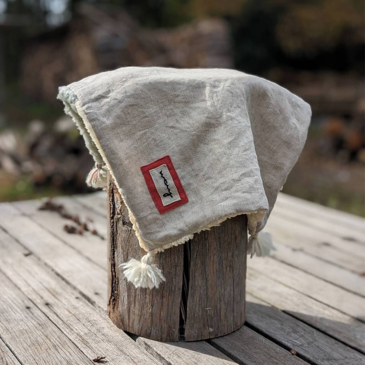 カフェマット　リネン　　94 ハンドメイド カフェマット リネン 94 ハンドメイド