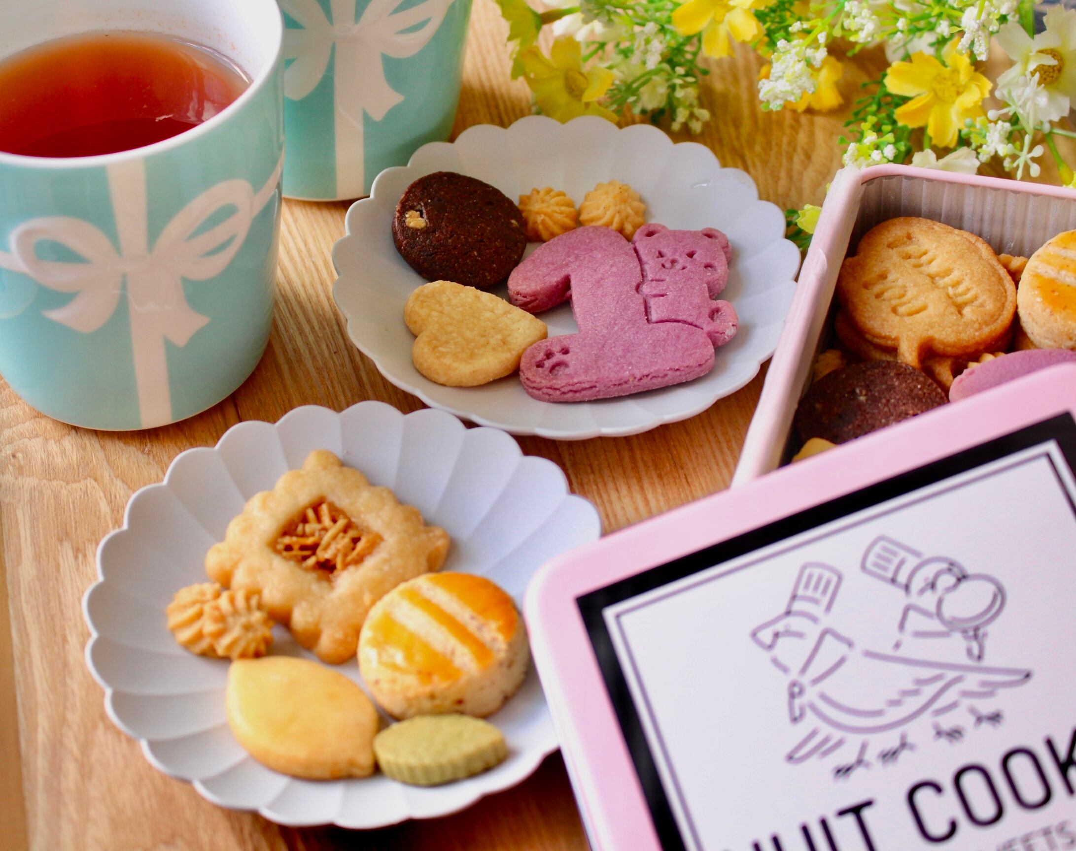 1周年記念クッキー缶 | huitcookie