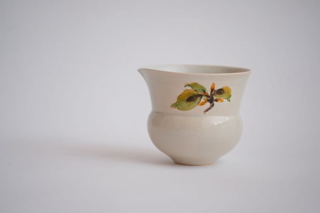 松本郁美 Ikumi Matsumoto - 白磁茶海 tea serving pot