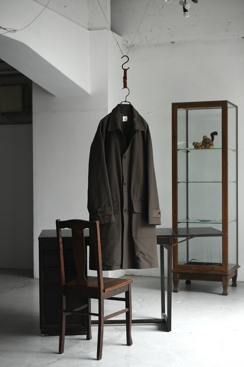 BISOWN / WOOL COTTON GAME COAT (KHAKI)